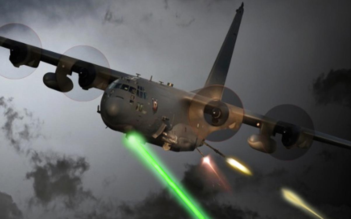 【军事】美国空军ac-130j"幽灵骑士"炮艇机训练