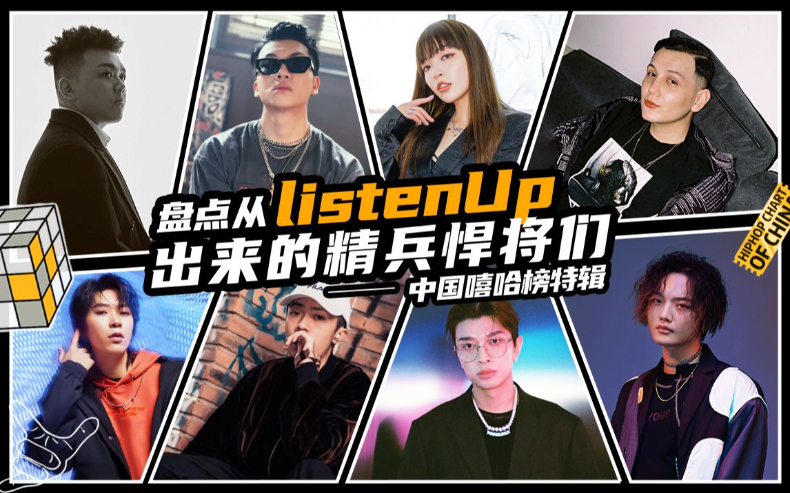 [图]盘点那些年中国唯一的说唱作品赛 《listen up》 出来的rapper们