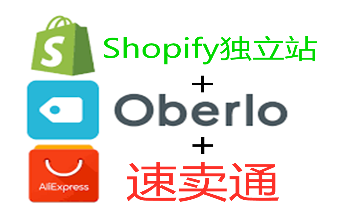 手把手教程,Shopify独立站+Oberlo+速卖通,无货源模式跨境电商干货教程,想实现财务自由吗?开启你的跨境电商之旅吧!哔哩哔哩bilibili