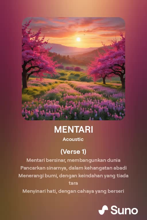 (第2节) Dengan setiap terbit,mentari membangunkan harapan Menyemai kehidupan,di se哔哩哔哩bilibili