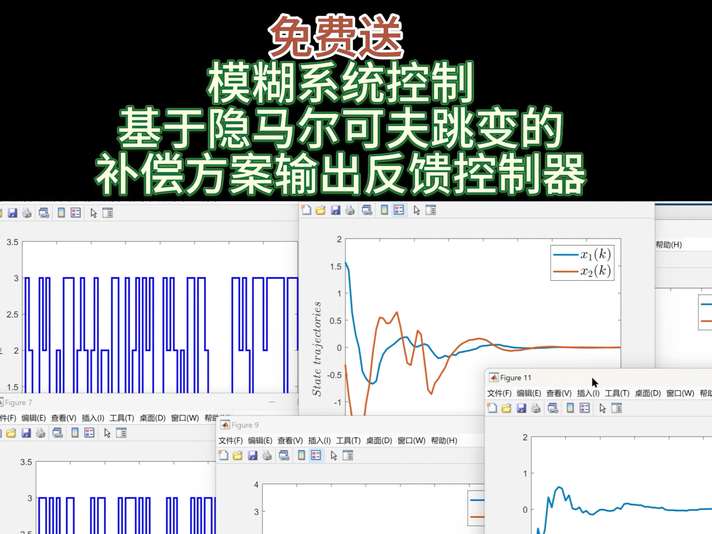 免费送(模糊系统控制,隐马尔科夫跳变,凸优化,状态反馈矩阵)哔哩哔哩bilibili