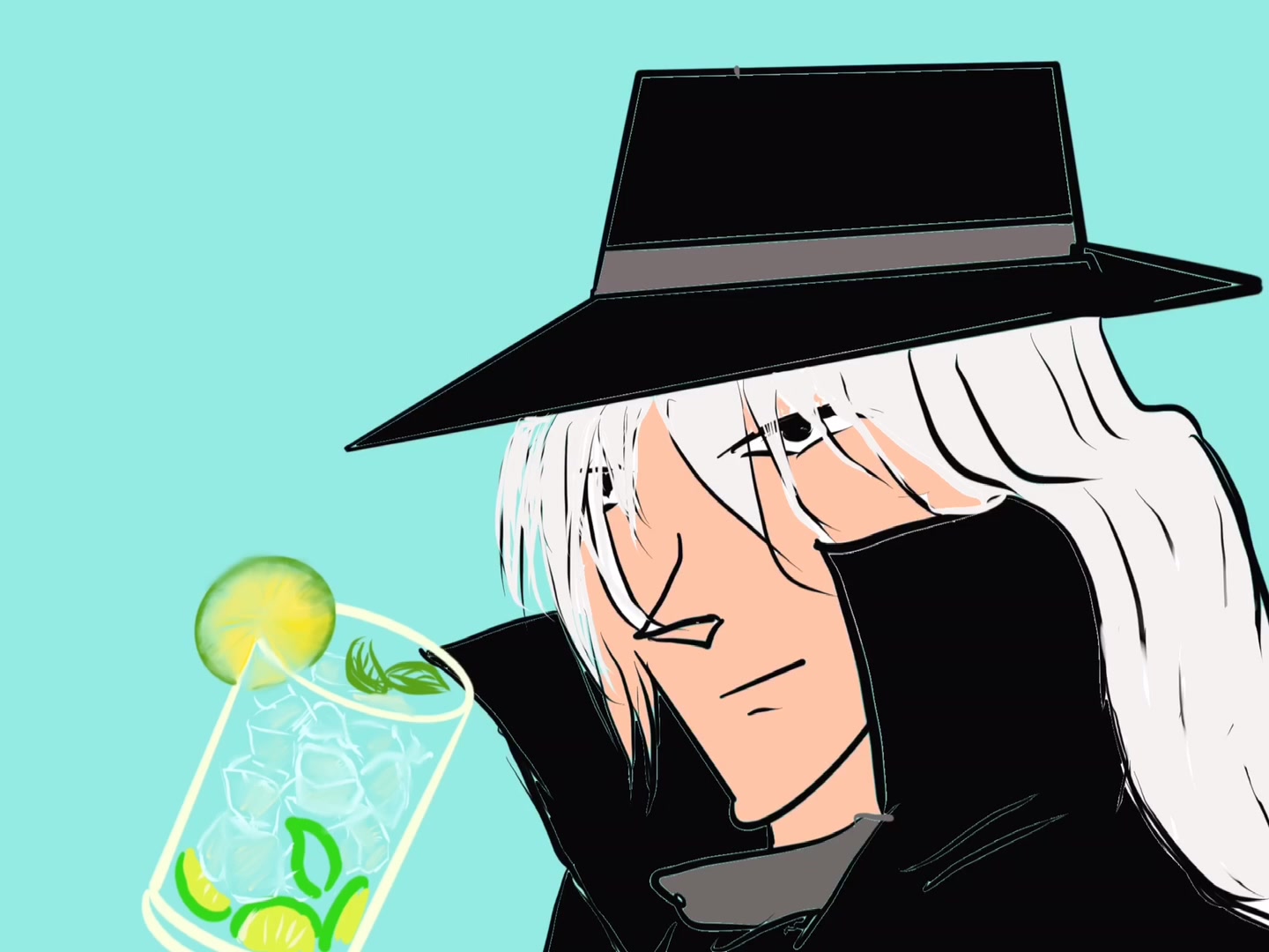 【柯南/手书】(伏特加)和老大郊游的一天