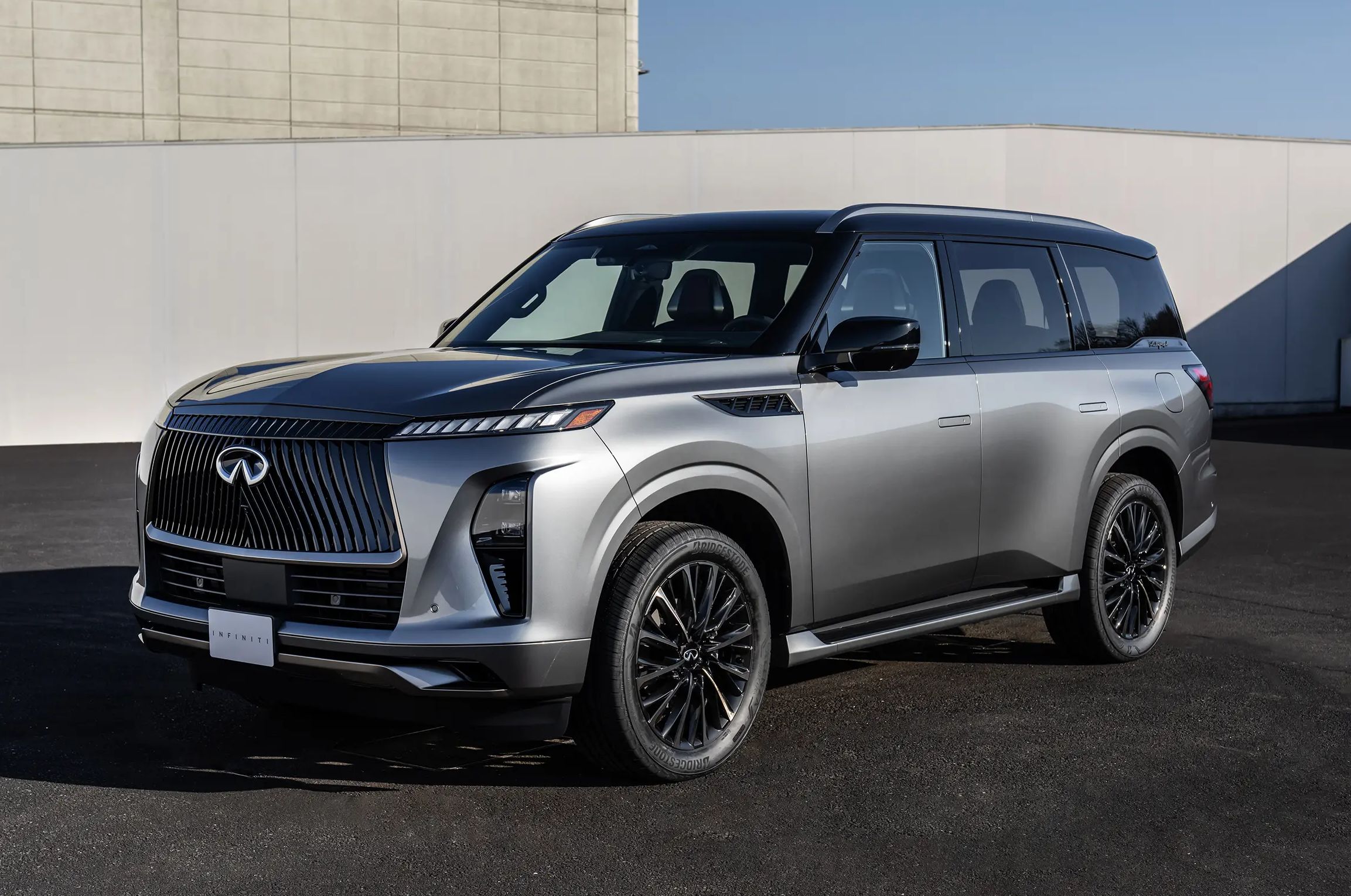 英菲尼迪全新qx80大型suv北京车展实拍@转转车市