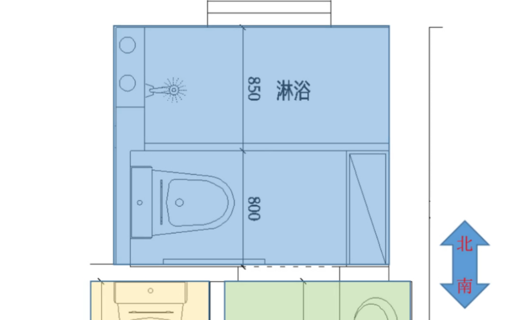 装修小知识卫生间各种功能区域的最小尺寸哔哩哔哩bilibili