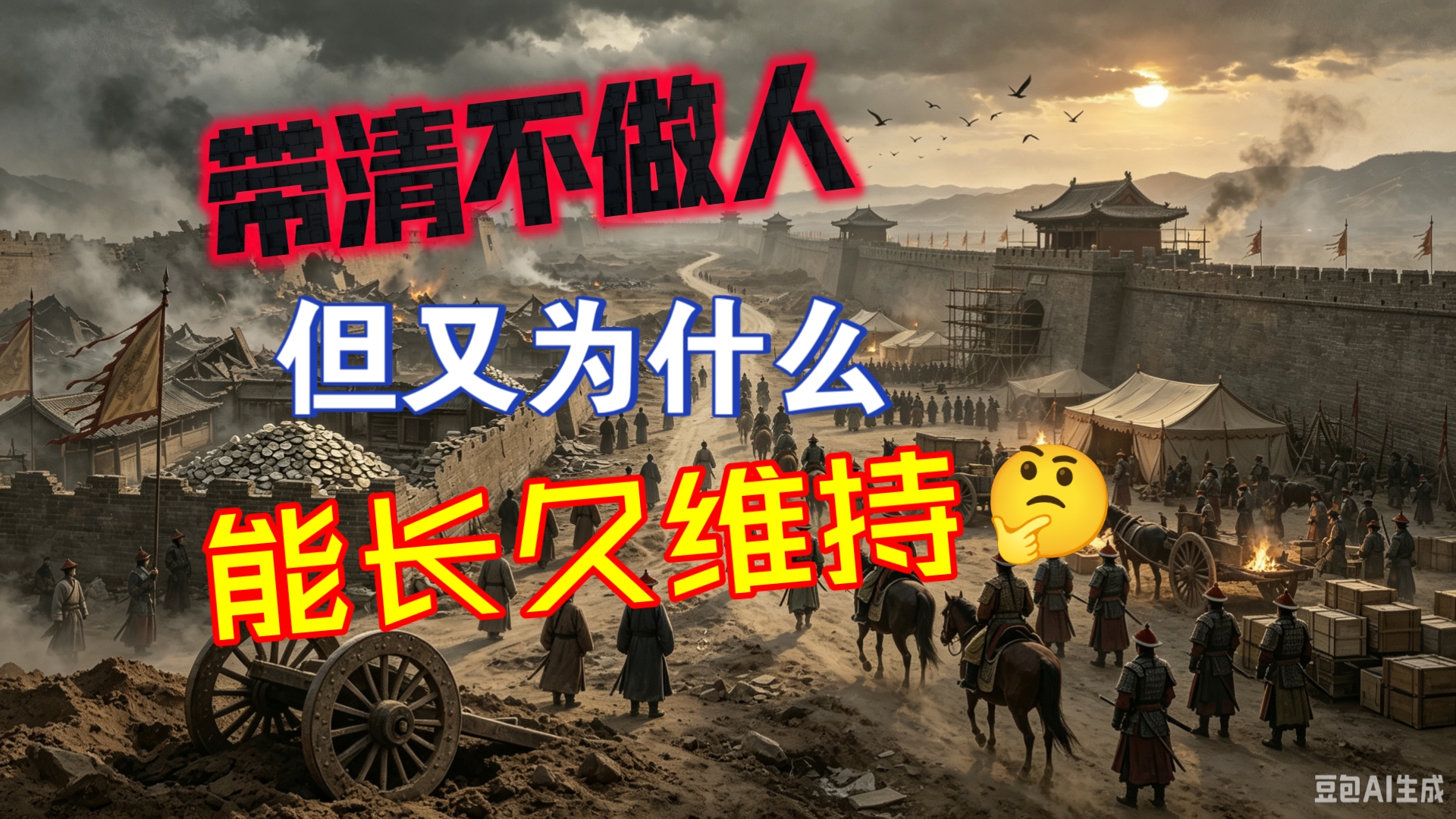 【牢A】带清那么畜生，怎么还能立国200余年?