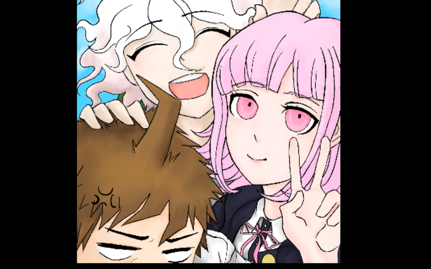 【弹丸论破2/日狛七】日向创2022年生贺绘画全过程_哔哩哔哩_bilibili