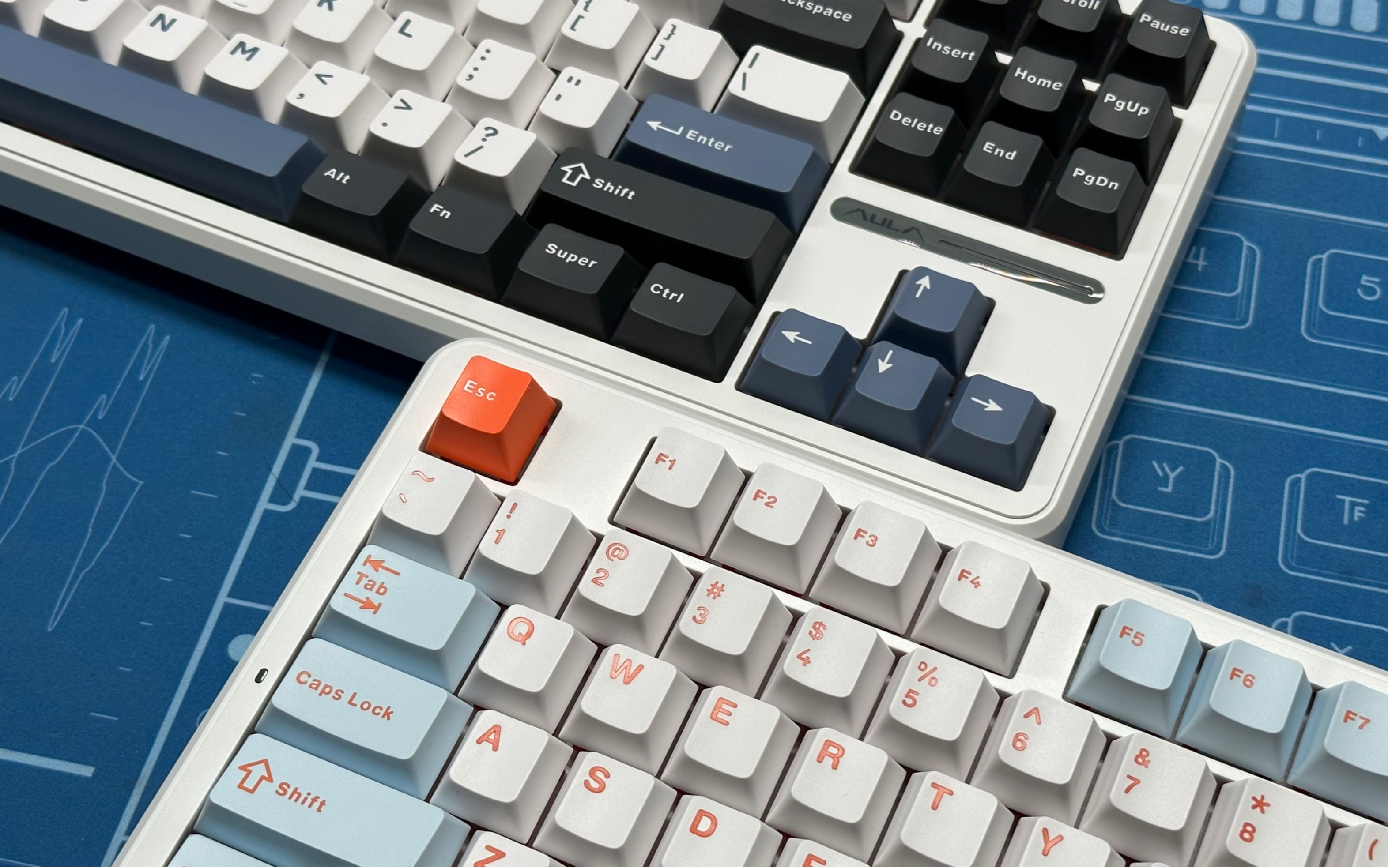 「百元hifi键盘」狼蛛f87 落日海岸(含 灵动轴v3 打字音)