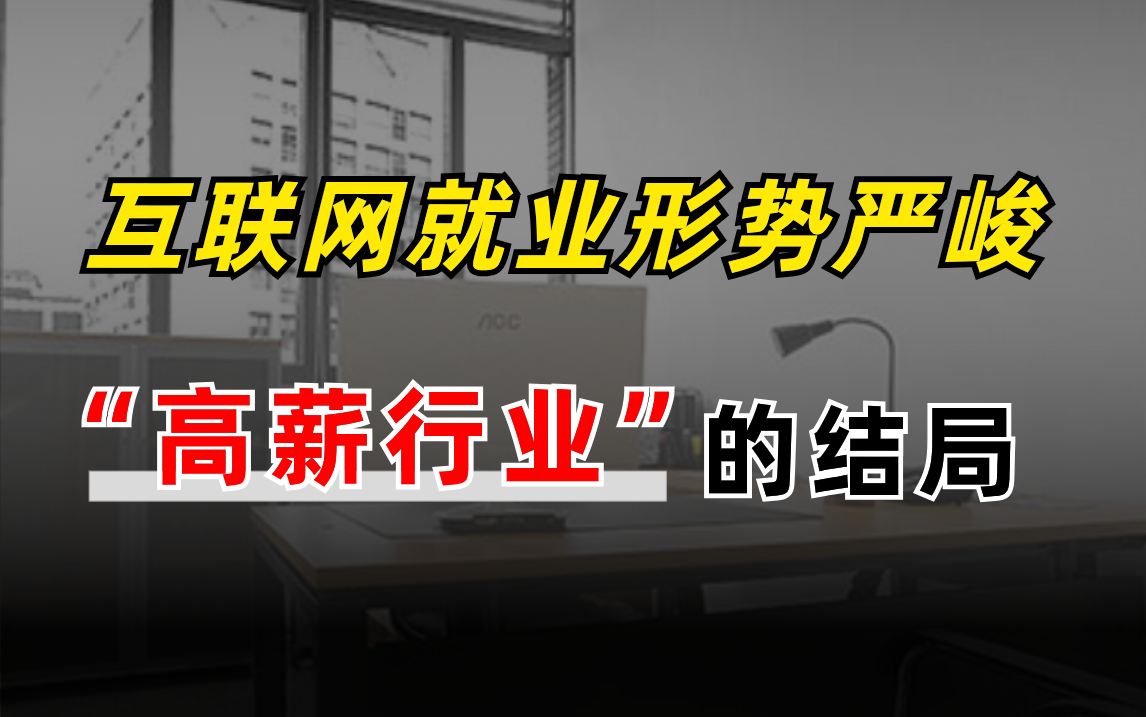 IT行业失业率创新高,互联网时代即将落幕?普通程序员该如何突围?哔哩哔哩bilibili