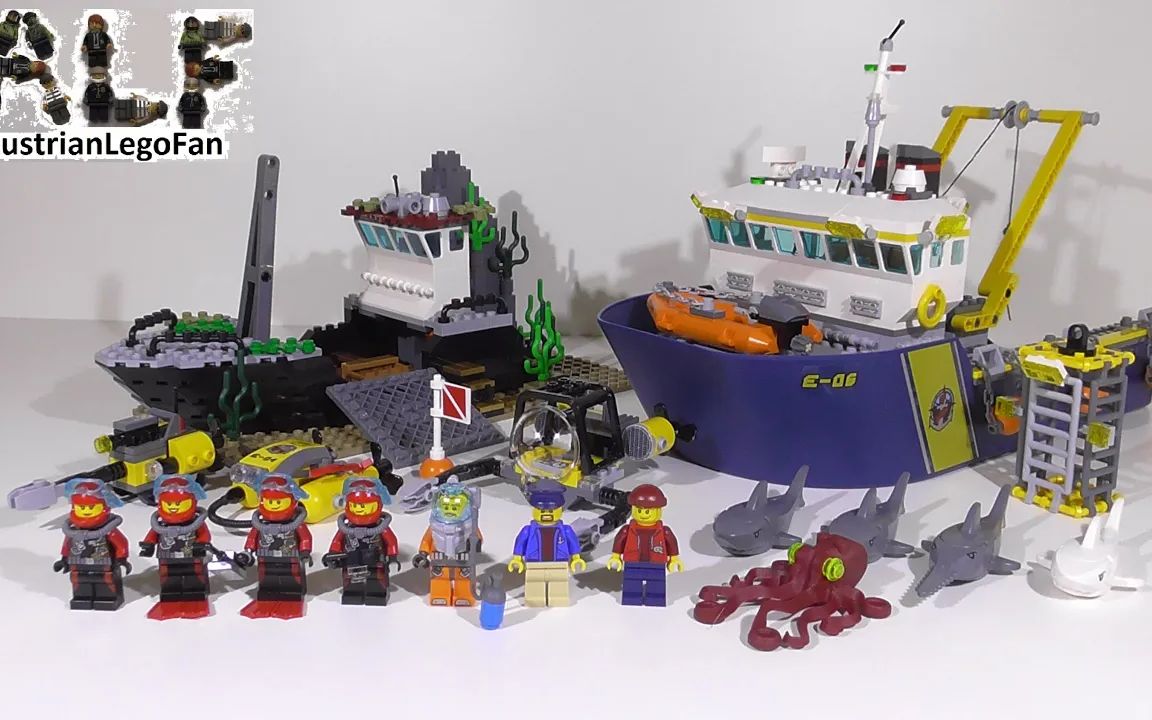 城市系列乐高60095深海探险勘探船