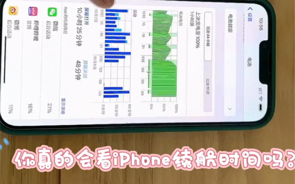 如何正确计算iPhone的续航亮屏时间