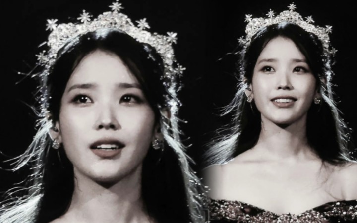 [图]是坠落人间的公主[神女吟唱] IU My Sea+你的意义 9.17演唱会大屏现场