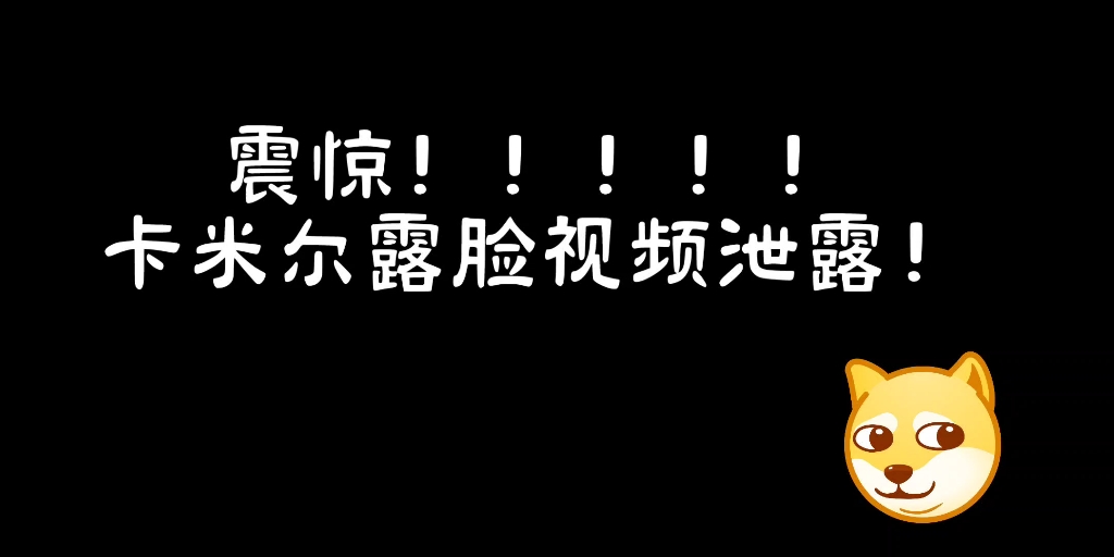 [图]震惊！！！！卡米尔露脸视频泄露！！！