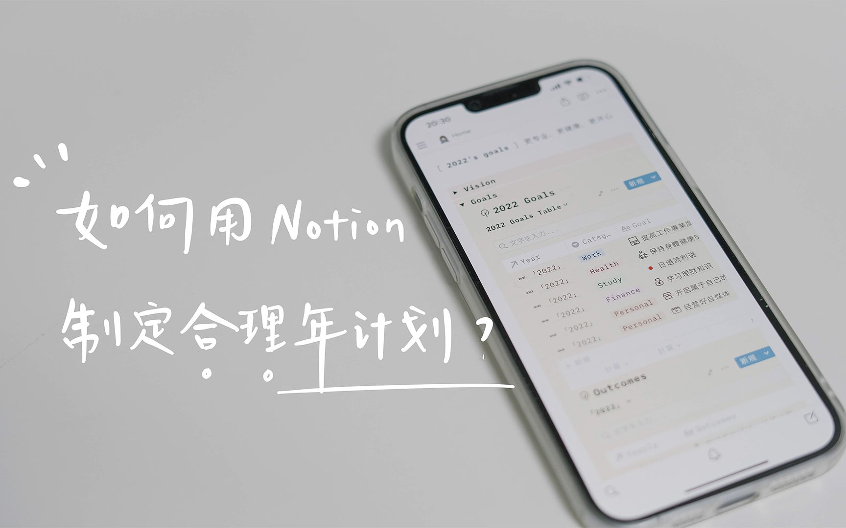 如何用Notion制定一份合理的年计划?哔哩哔哩bilibili