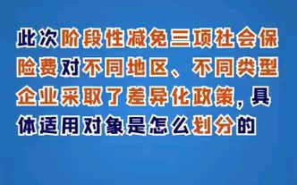 此次阶段性减免三项社会保险费有哪些地区?(注册公司代理记账深圳东莞本地服务商)哔哩哔哩bilibili