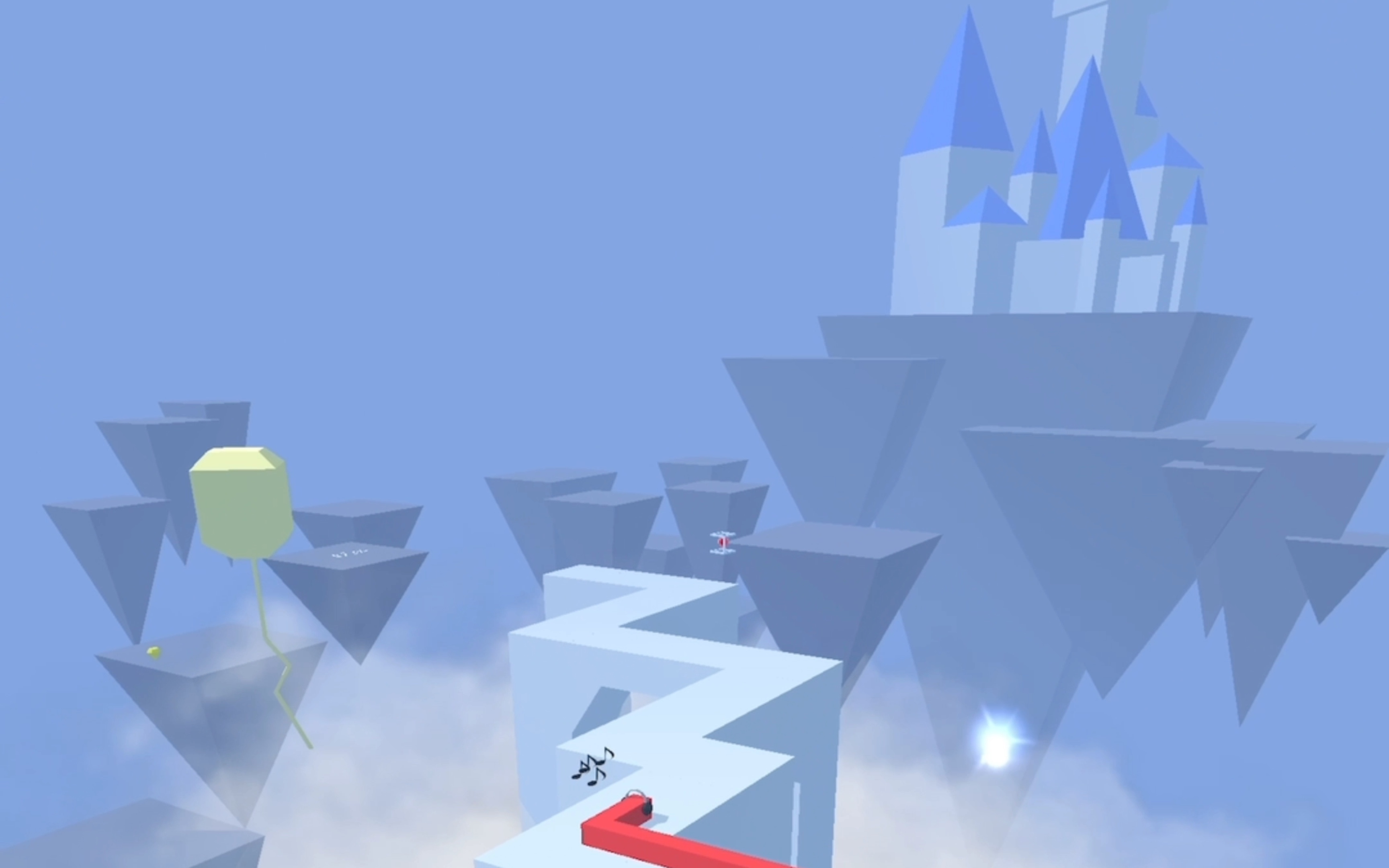 「跳舞的线」 天空之梦 完美通关 欣赏这天空中令人感到梦幻的美景