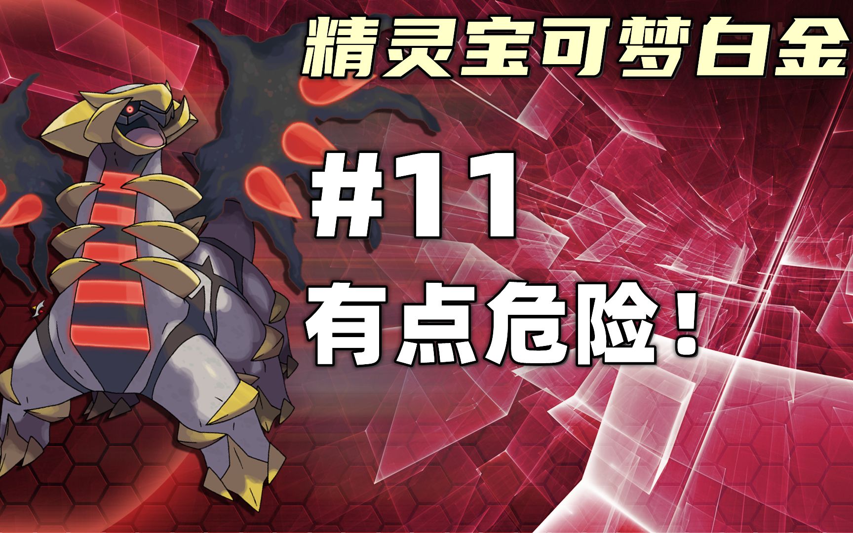 精灵宝可梦白金全随机11,一路平静直到遇见它,真是有点危险!