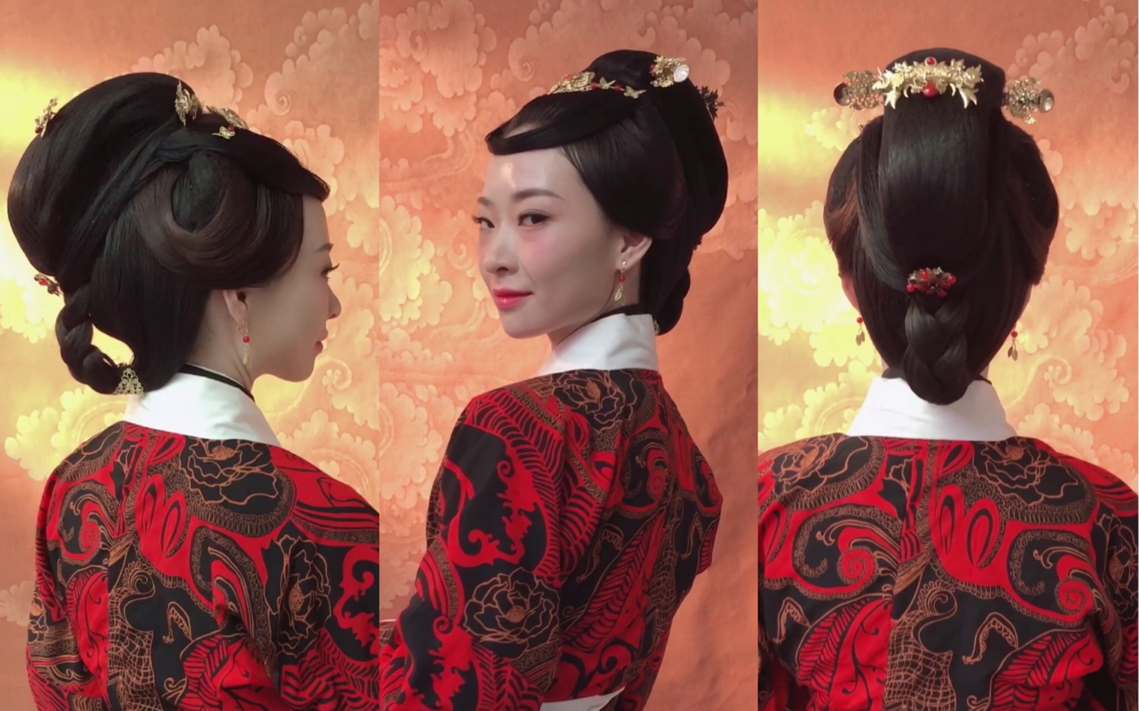 汉代古妆梳妆-挽髻的制作