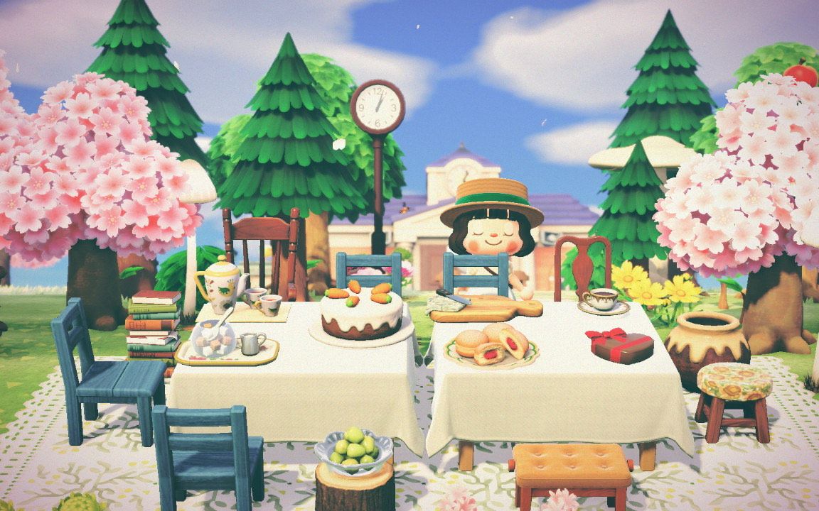 动物森友会服务处前的茶话会岛建视频
