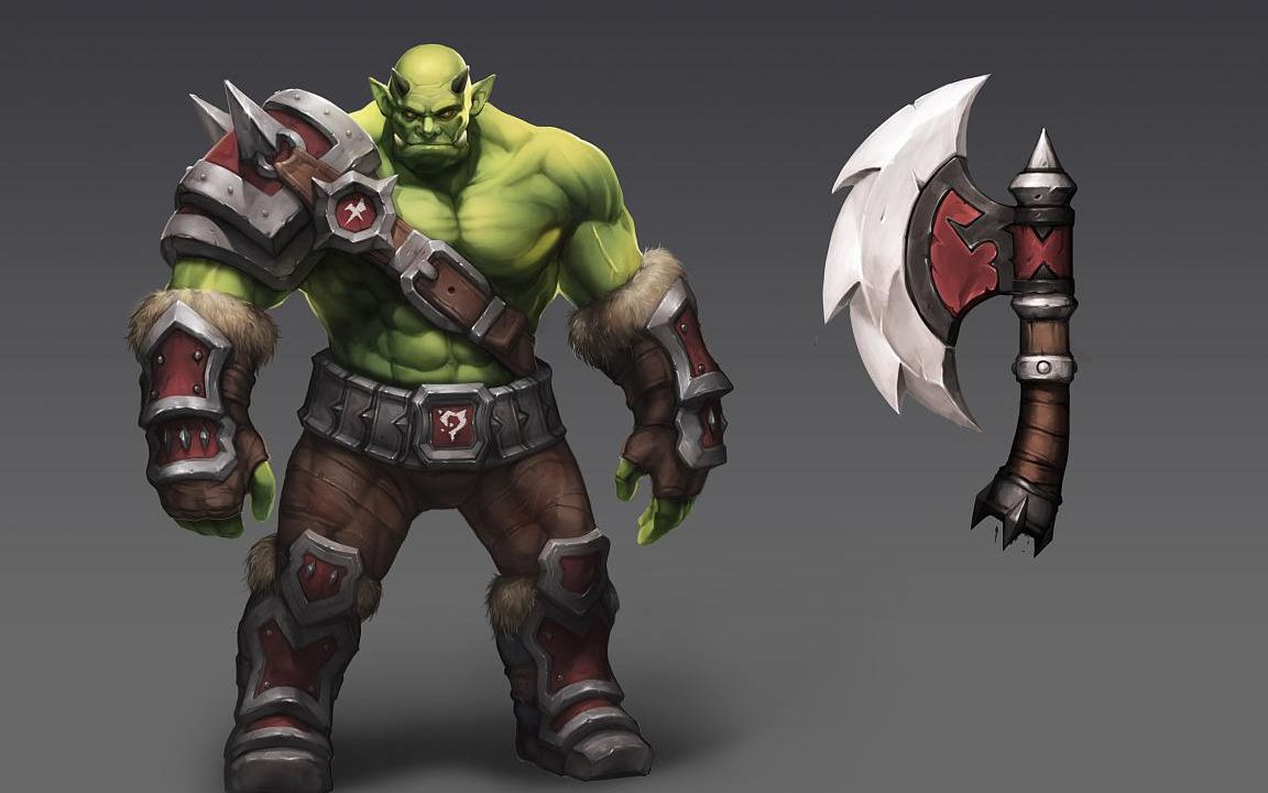 zbrush兽人战士雕刻!次世代了解一下?