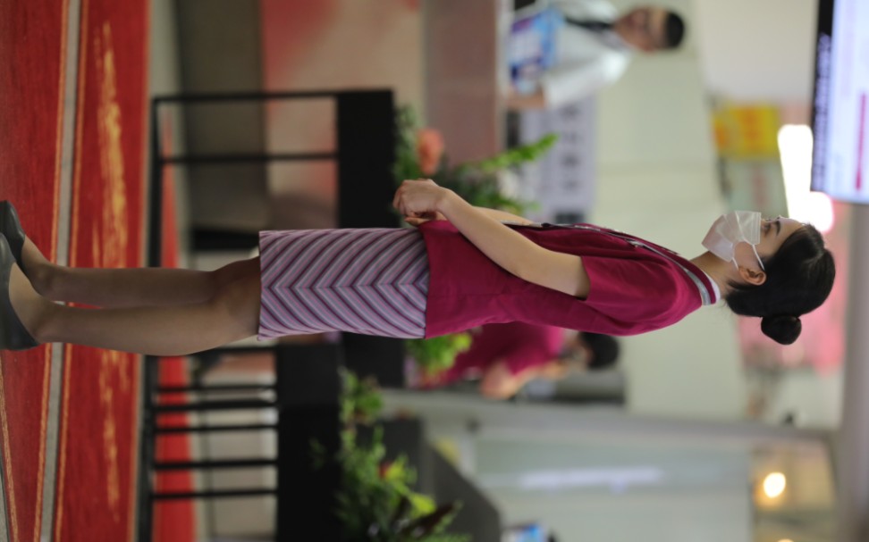 制服空姐气质丸子头咖s