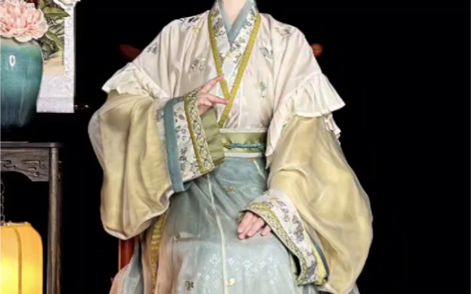 [图]飘逸如松下风 不如乘云归 与鹤为友 #汉服 #国风