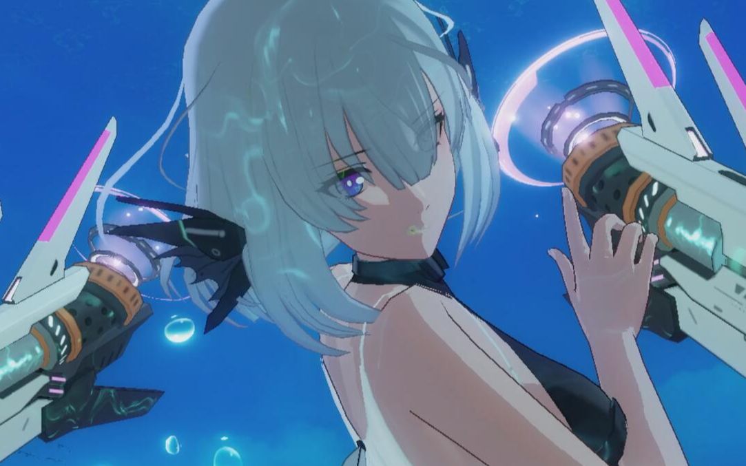 【战双帕弥什】深海少女皮肤,丽芙应该没有拖大家后腿吧?