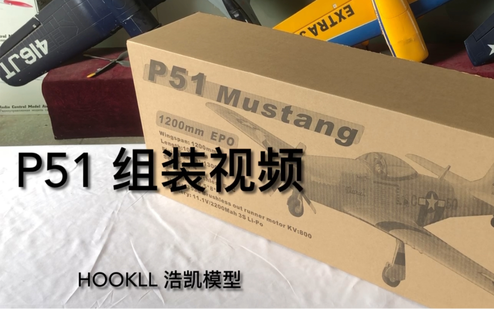 HOOKLL浩凯模型 P51 野马Mustang 组装视频哔哩哔哩bilibili