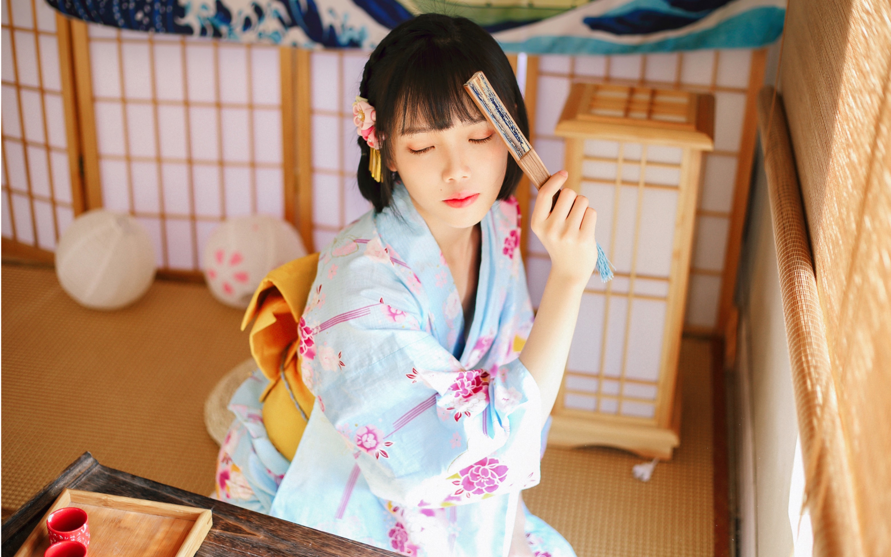 活动  【宝贤】和风写真分享 又是一年十八岁了 短发萌妹生日作