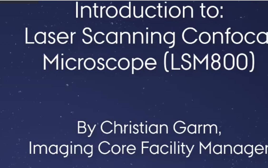 Laser Scanning Confocal Microscope LSM800 激光共聚焦显微镜 LSM800操作介绍(中英字幕)By Christian哔哩哔哩bilibili