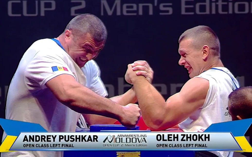 【掰手腕】2018 安德烈 vs 奥列格 摩尔多瓦左手公开赛部分赛事集锦