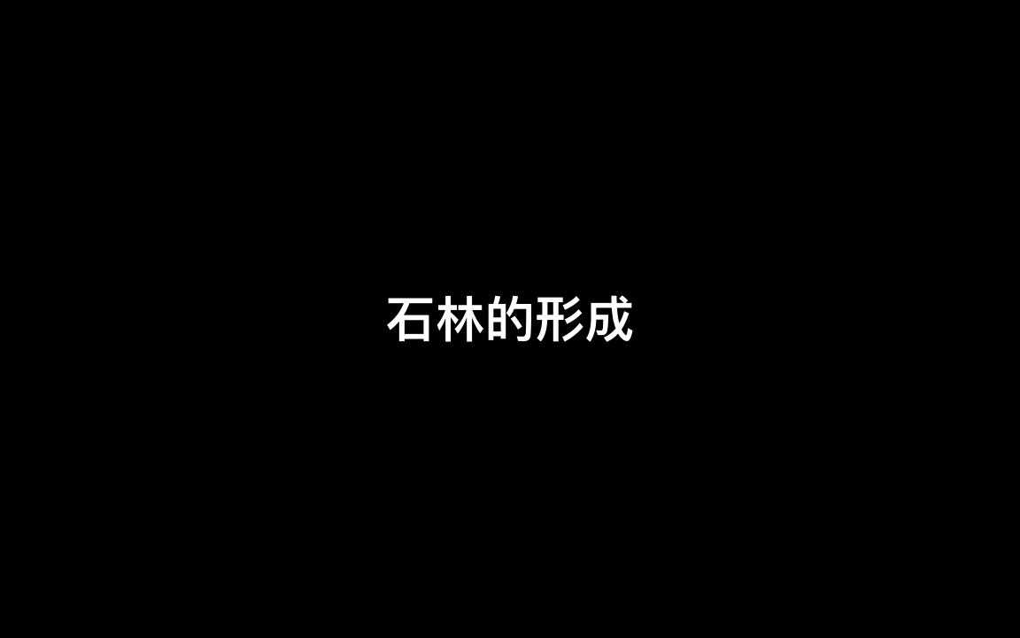 石林的形成哔哩哔哩bilibili