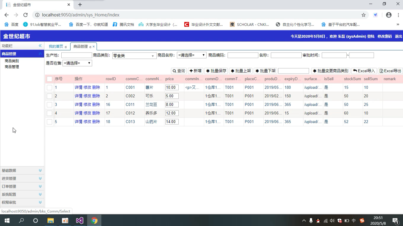 计算机毕设设计代做asp.net c#技术的MVC框架小型超市销售系统(电子商场)哔哩哔哩bilibili