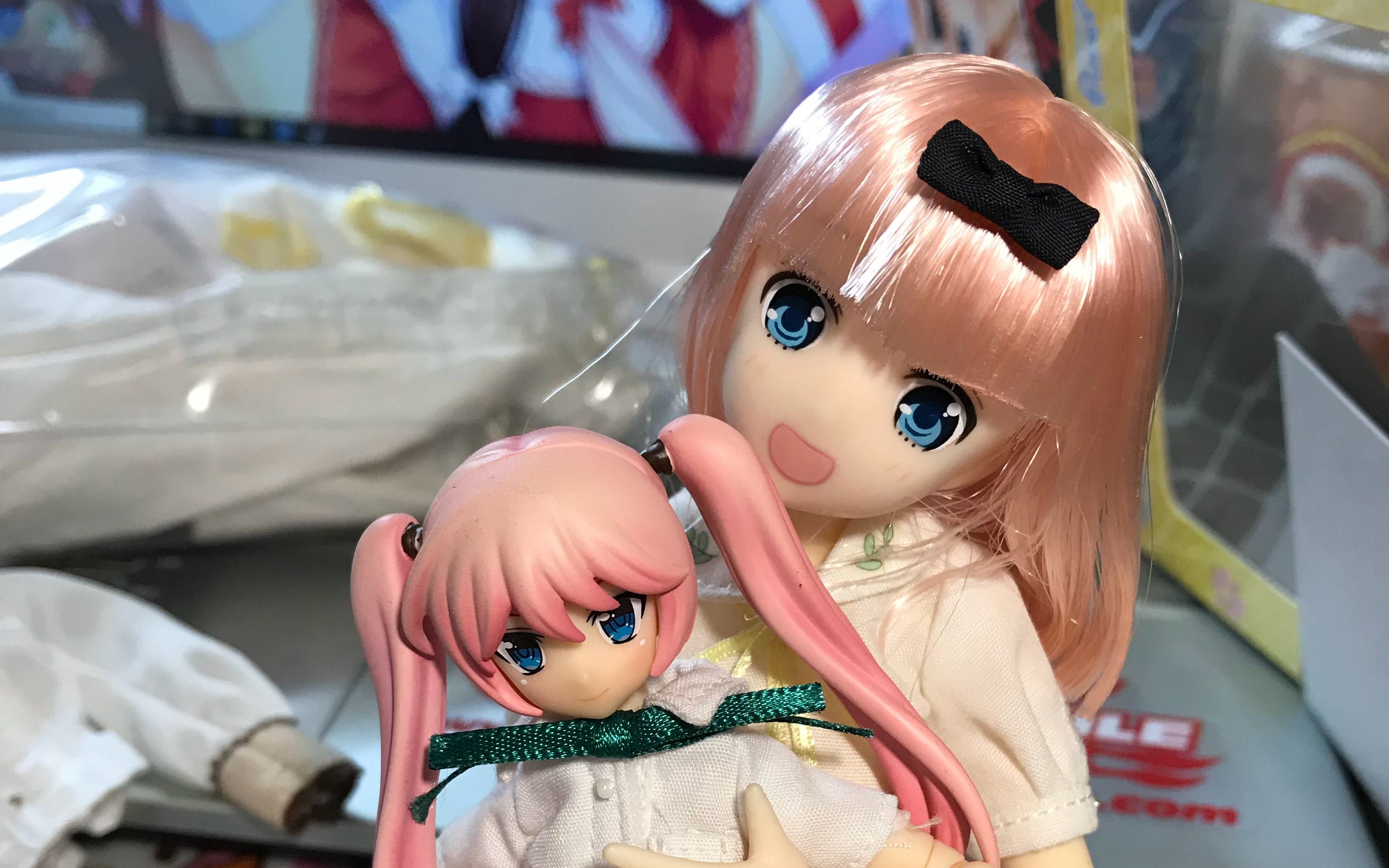 【手办开盒】azone 6分角色娃 藤原千花 辉夜大小姐想让我告白 简单的