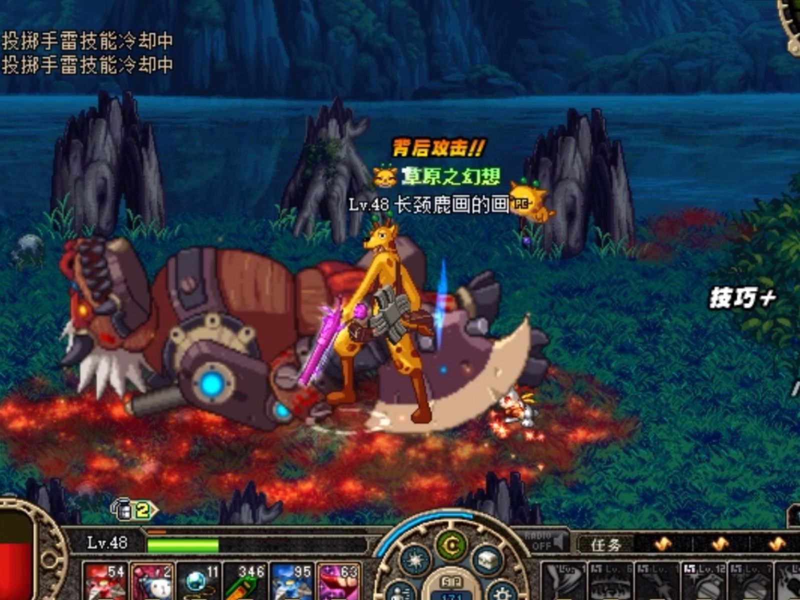 act4 48级弹药激战机械牛王,被反咬后暴起将其击破,这么超模的职业你