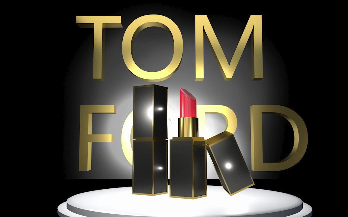 c4d 原创tf口红广告