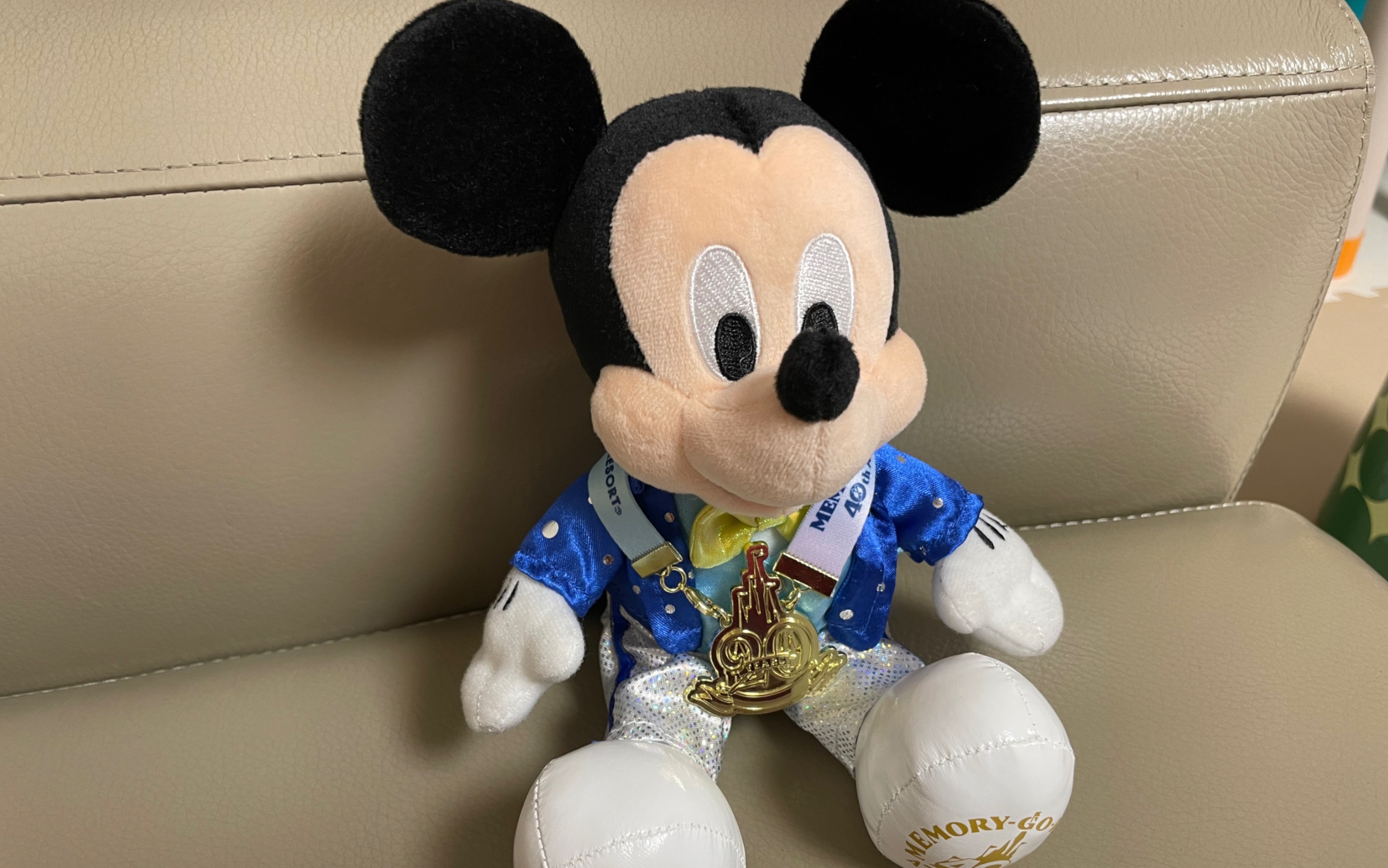 东京迪士尼40周年 米奇纪念公仔