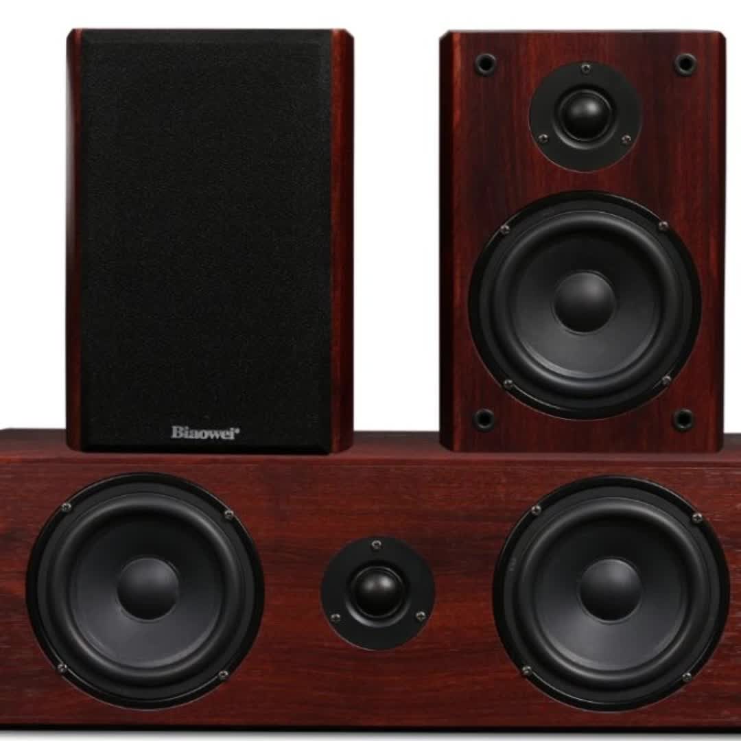 标威2636中置环绕音箱 5.5寸无源音响 3件套家庭影院中置环绕包邮6325