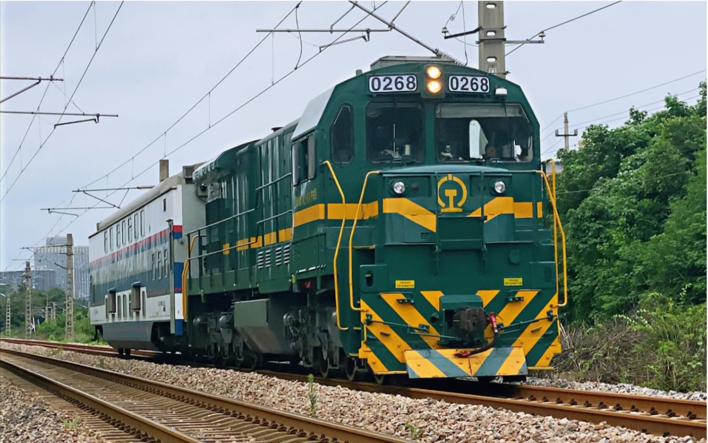 【林浦拍车】 nd5 no.268拉wx25k双层轨检回浦镇