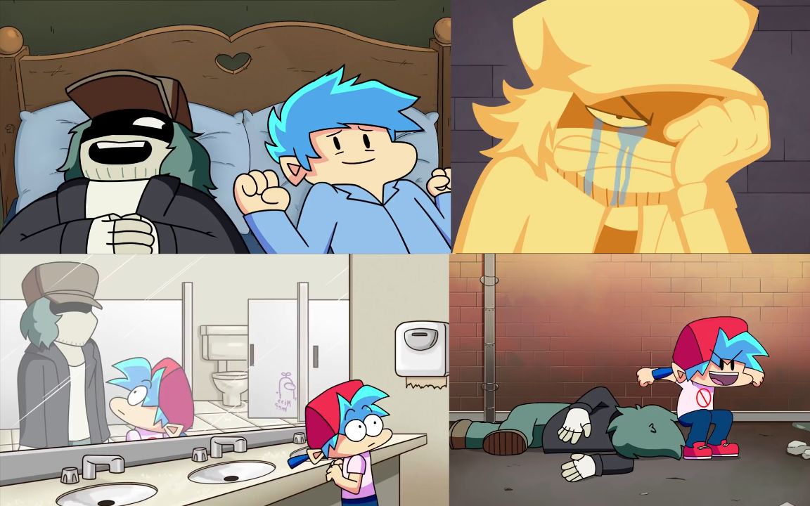 【fnf熟肉】garcello模组坏结局 bf在garcello死后就地蹦迪