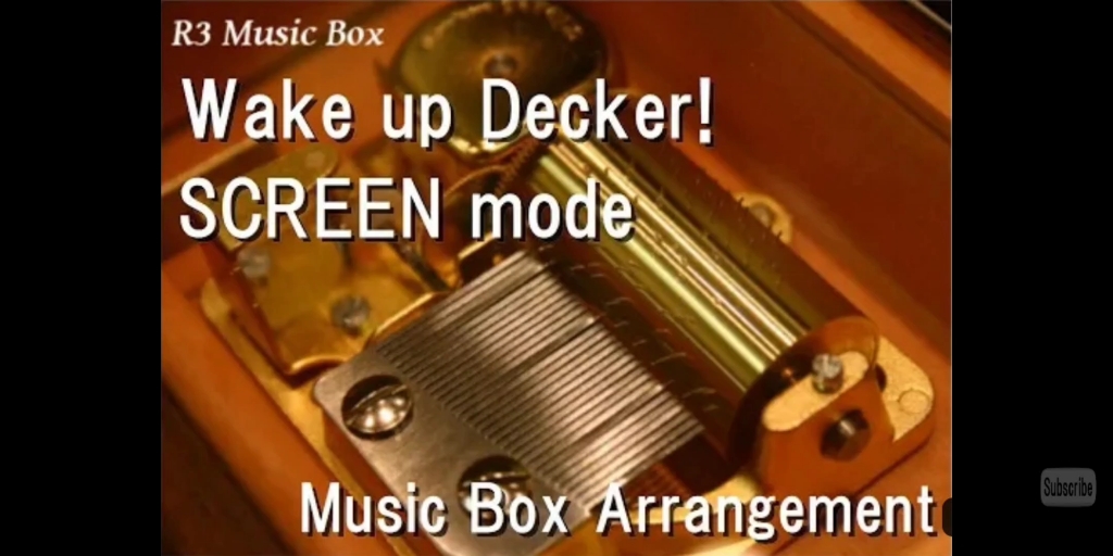 [图]【特摄八音盒】德凯奥特曼op l wake up decker! [music box]