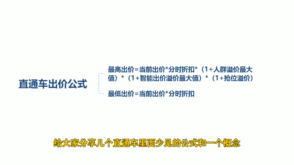 直通车出价最高出价和最低出价公式分享,了解一下!哔哩哔哩bilibili