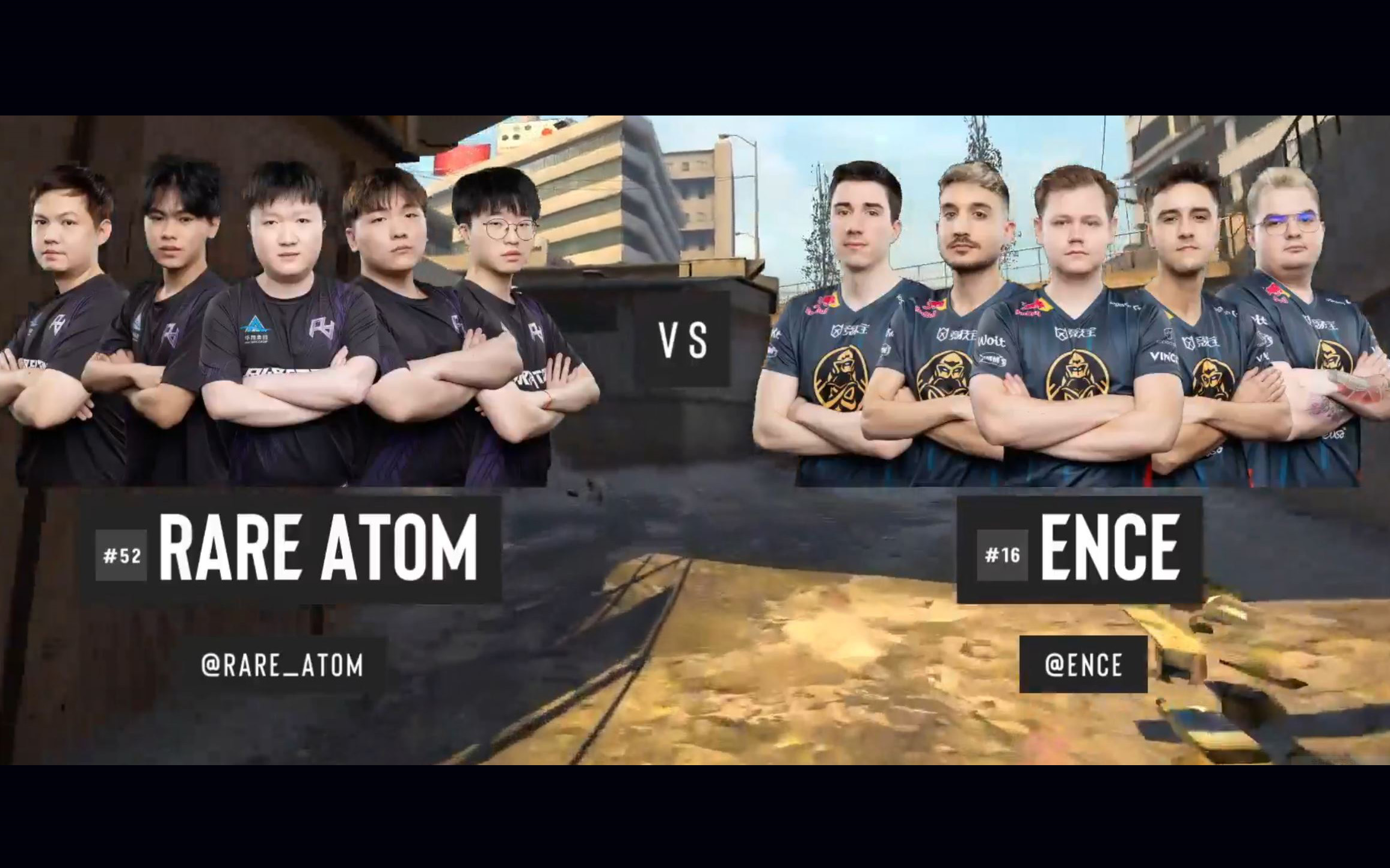【2023 epl s17】小组赛d组 rare atom vs ence bo3 英文解说