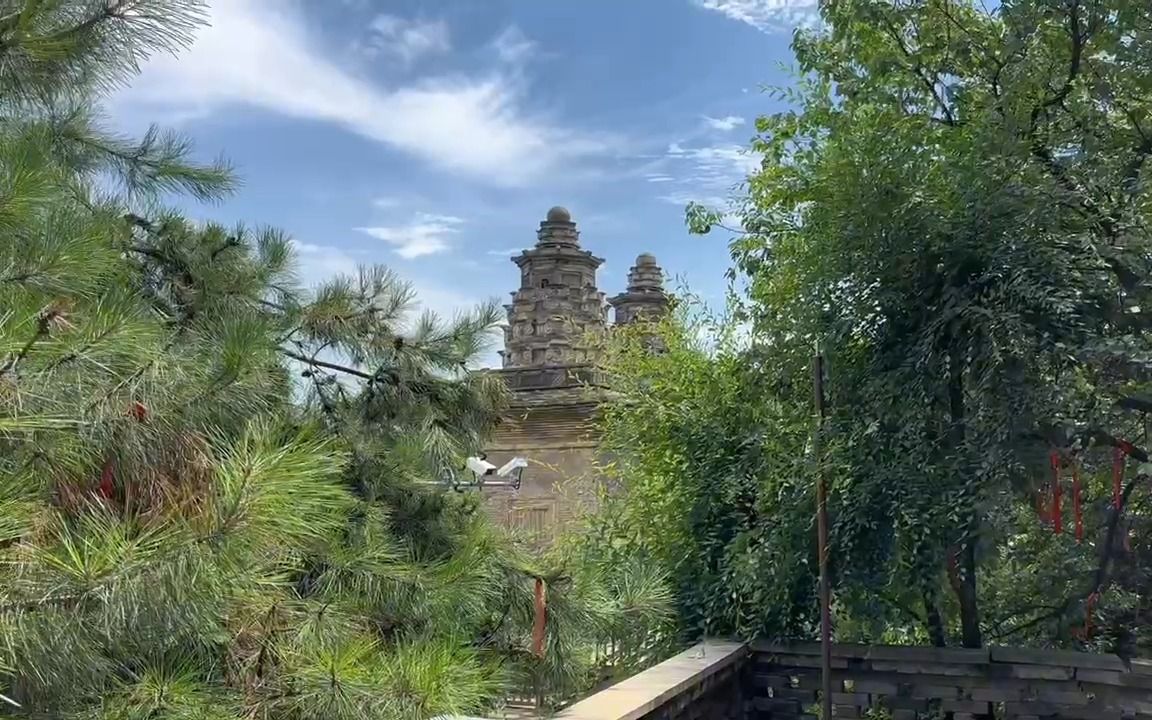 沉浸式带你体验太原蒙山景区开化寺连理塔!