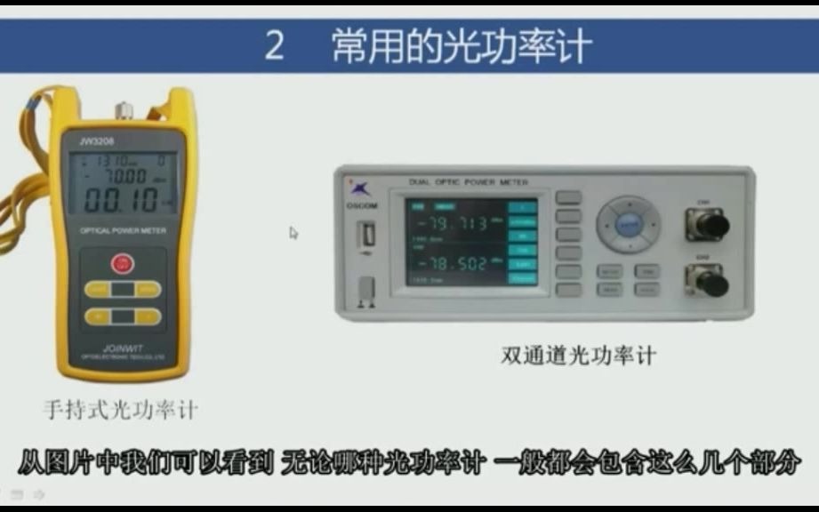高华:光功率计及使用哔哩哔哩bilibili