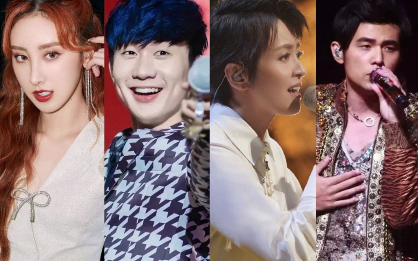 梁咏琪vs林俊杰vs许靖韵vs周杰伦,四版《说好的幸福呢》