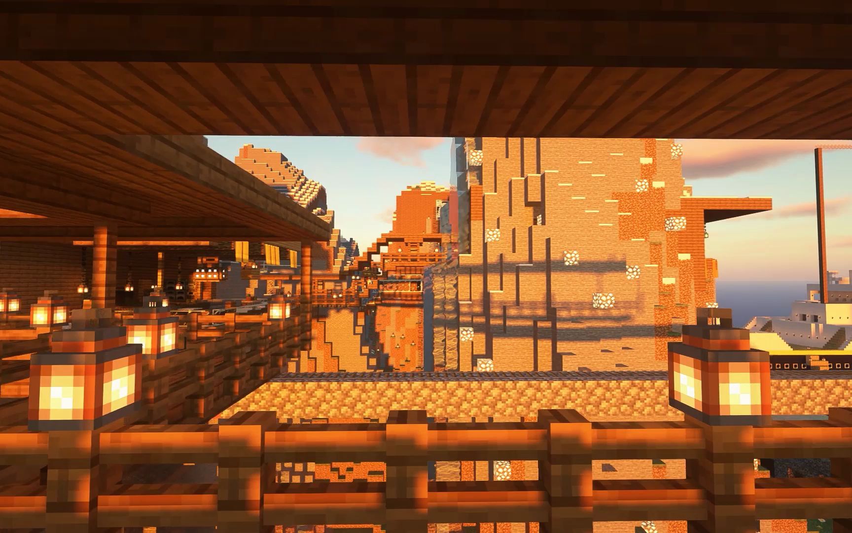 【我的世界】服务器建筑记录#1:yc山洞居_哔哩哔哩bilibili_我的世界