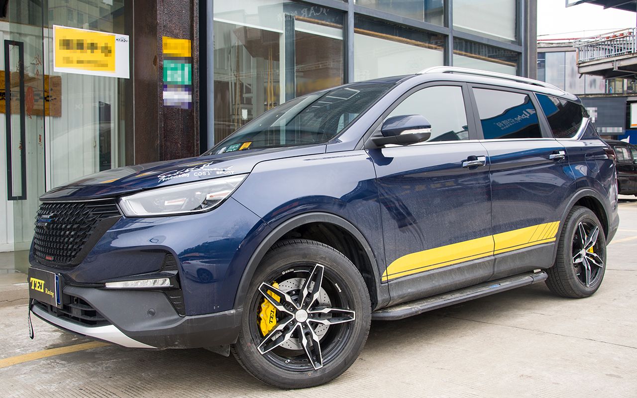 长安欧尚改装tei racing p系列街道版高性能制动套件