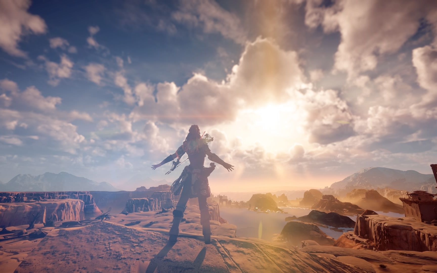 horizon zero dawn 地平线黎明时分徒手拆高达