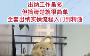 Descargar video: 出纳工作虽然多，搞清楚流程就很简单