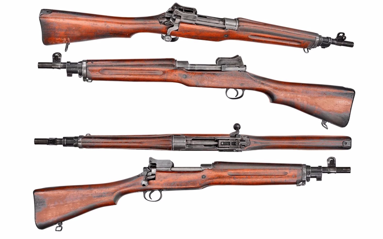 恩菲尔德m1917战壕型卡宾枪射击